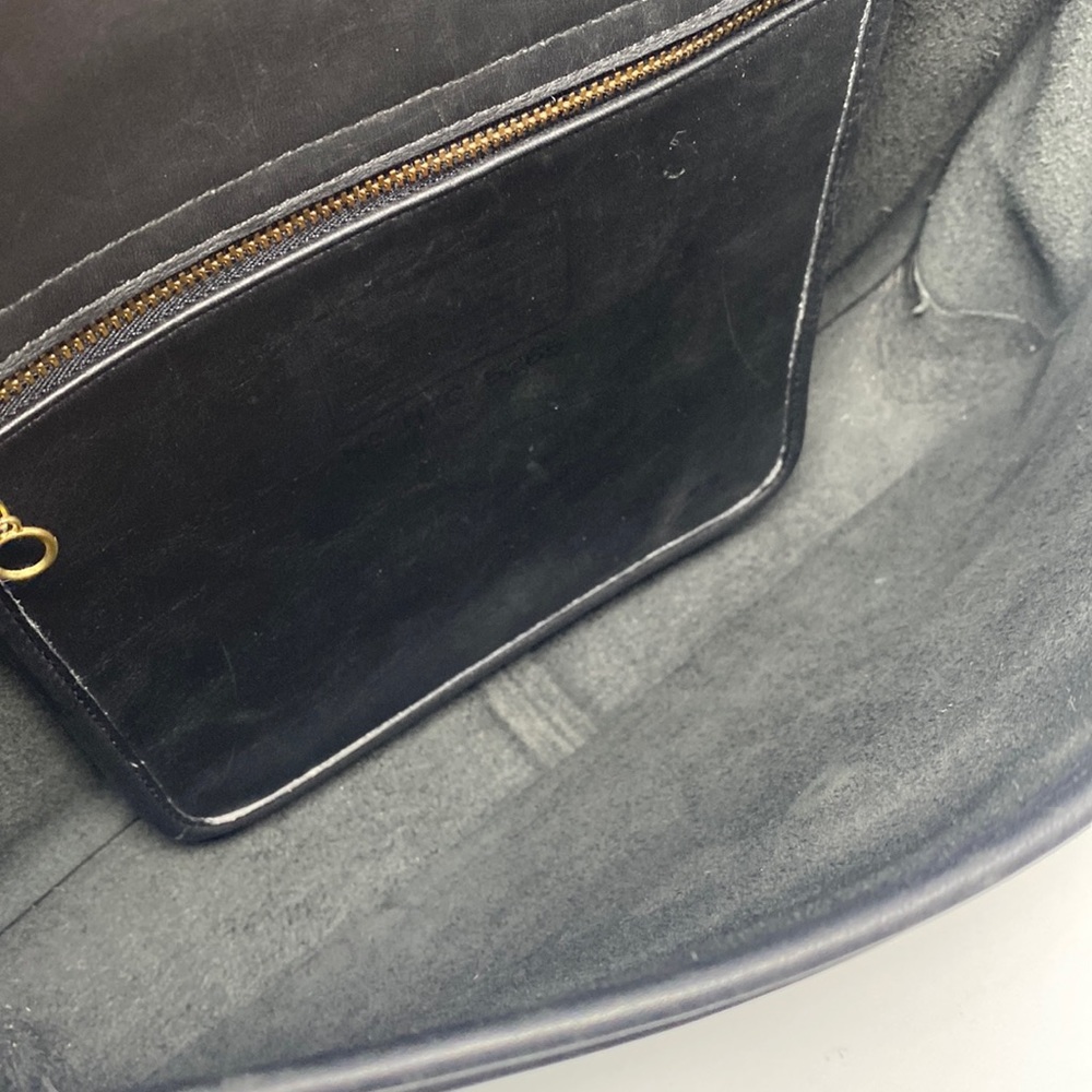 COACH Vintage Black Leather Lexington Briefcase Messenger Bag #5265 - Picture 10 of 14